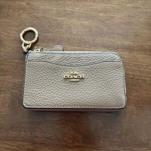 Coach cardholder zip wallet